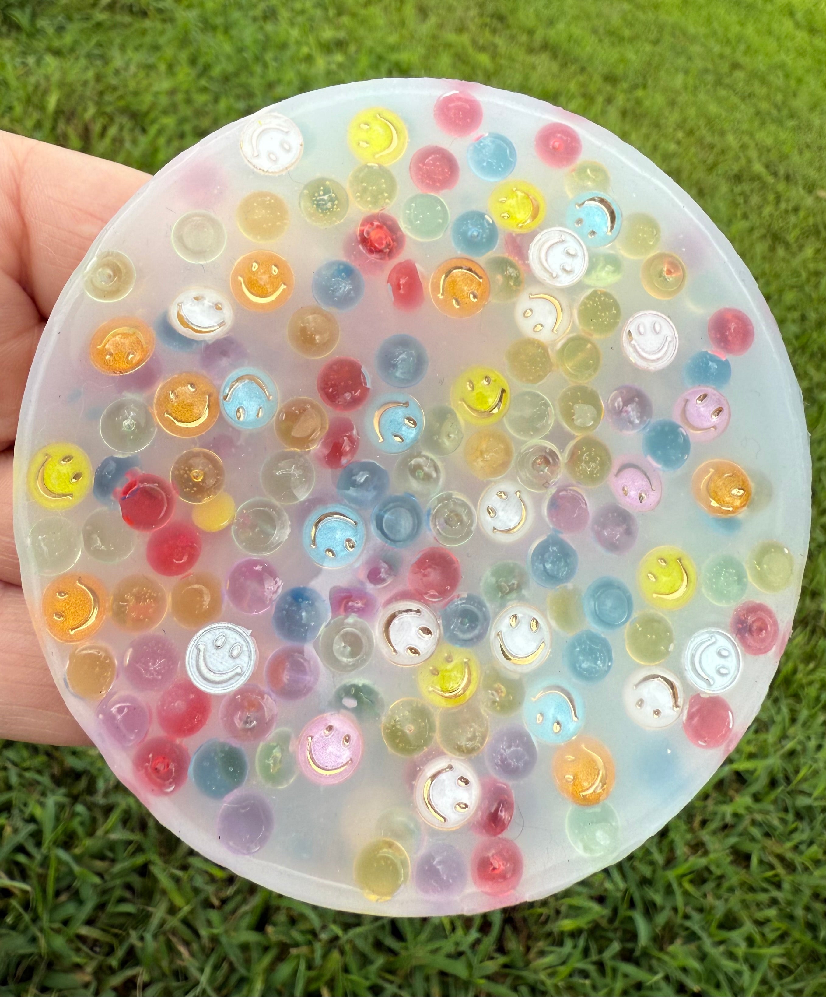 Picky Pad for Anxiety Skin Picking Dermatillomania & Trichotillomania in Happy Boba Design