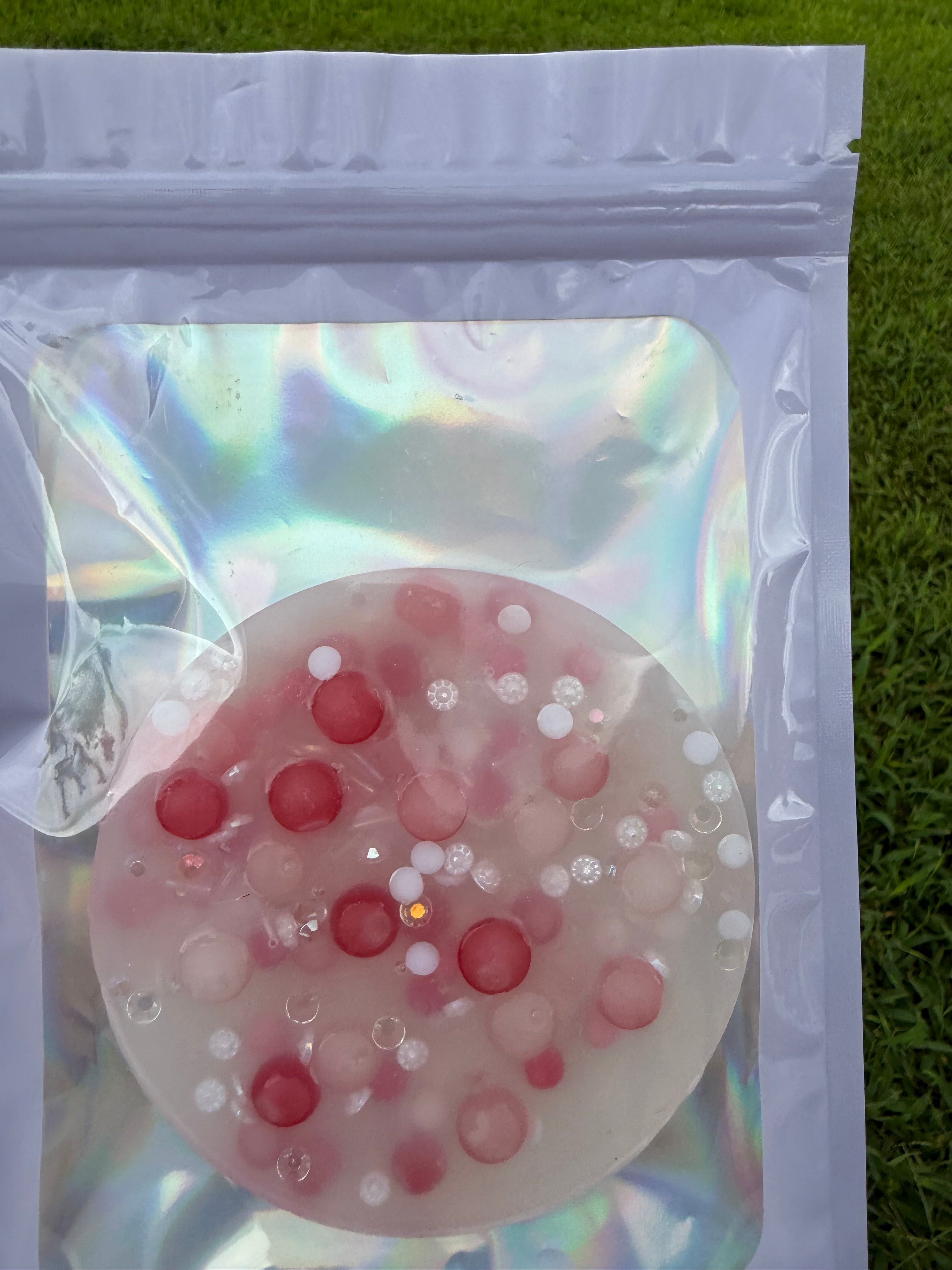 Pink Bubble Gum Picky Pad for Anxiety Skin Picking Dermatillomania & Trichotillomania