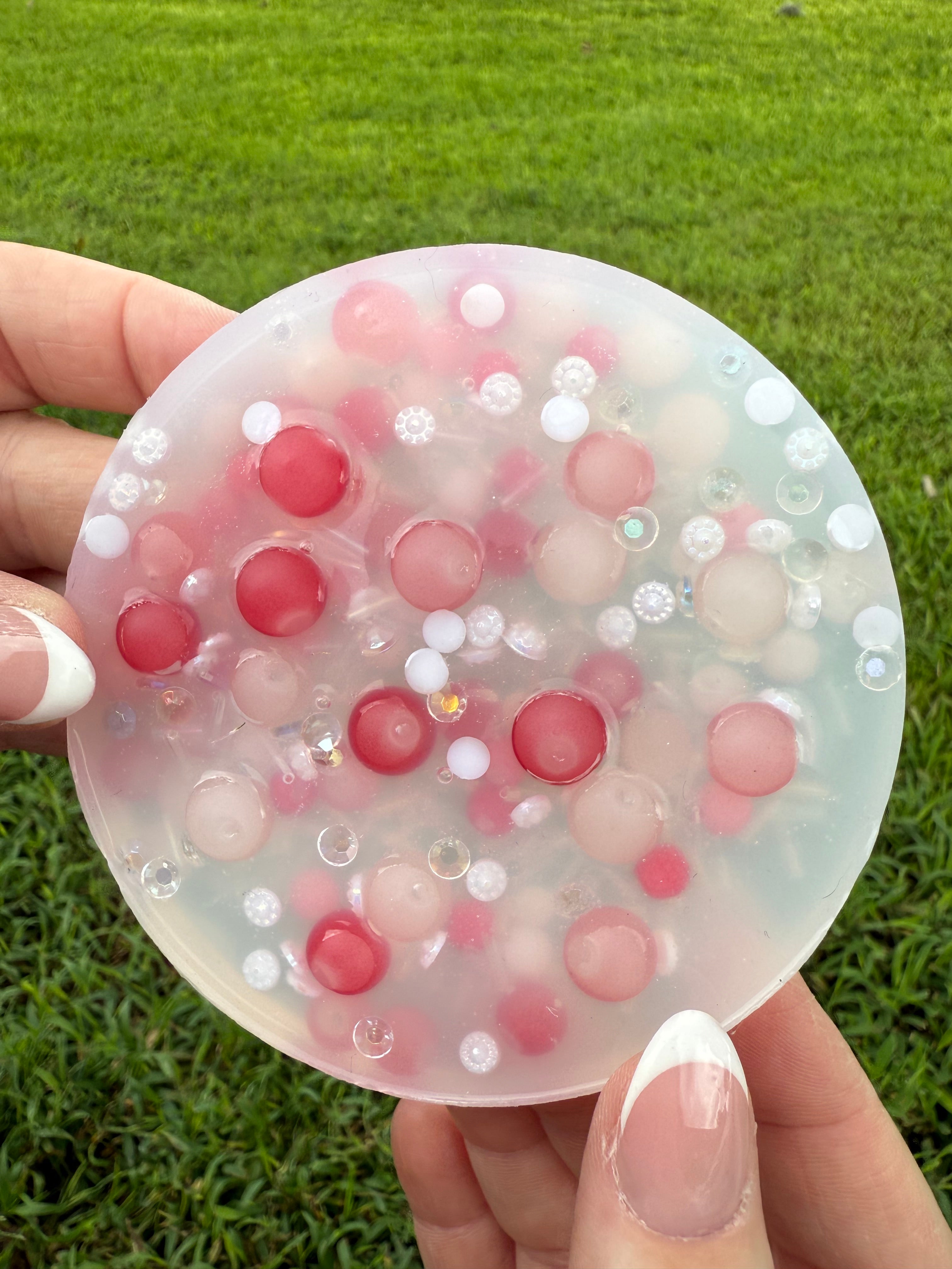 Pink Bubble Gum Picky Pad for Anxiety Skin Picking Dermatillomania & Trichotillomania