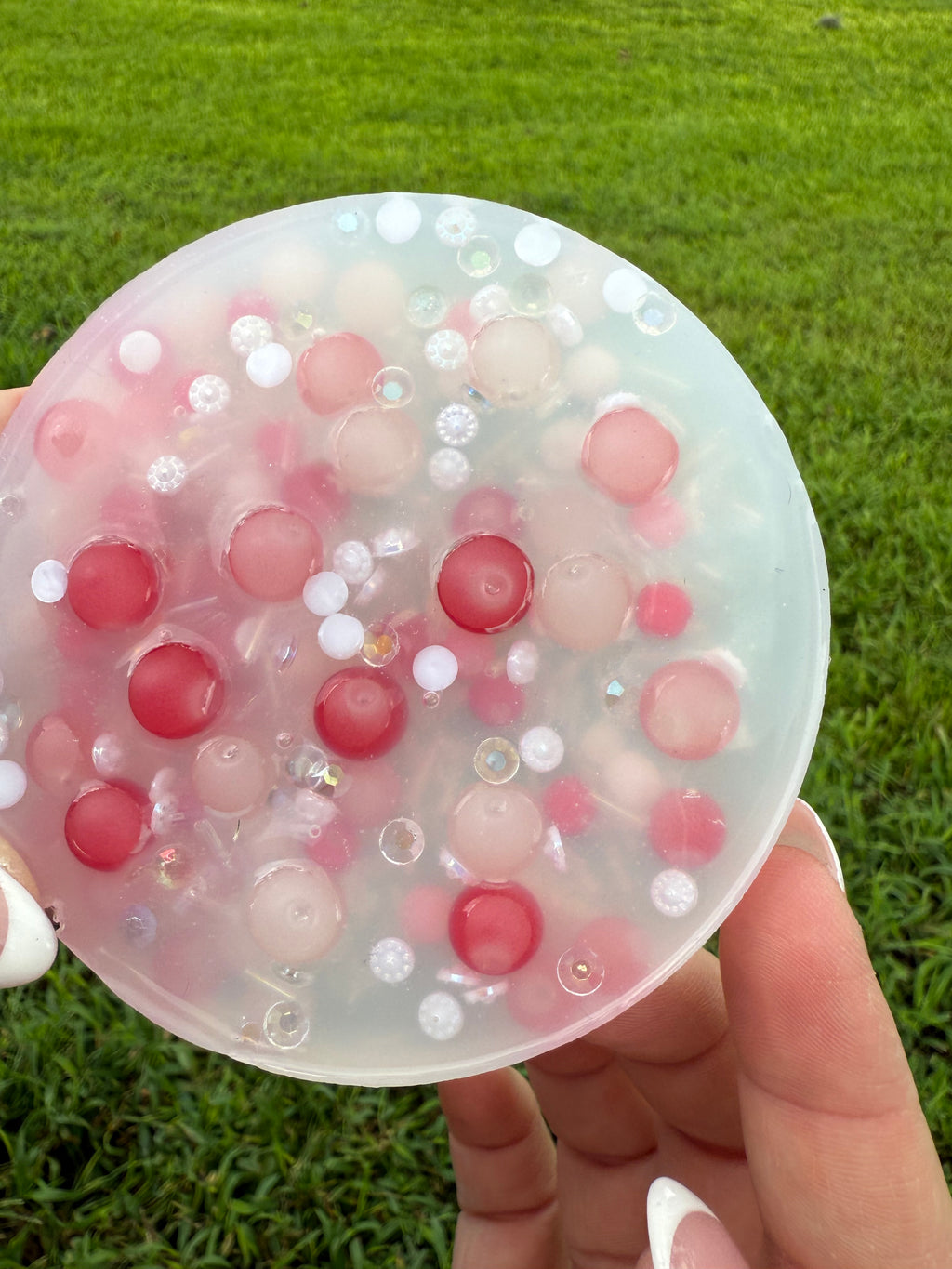 Pink Bubble Gum Picky Pad for Anxiety Skin Picking Dermatillomania & Trichotillomania