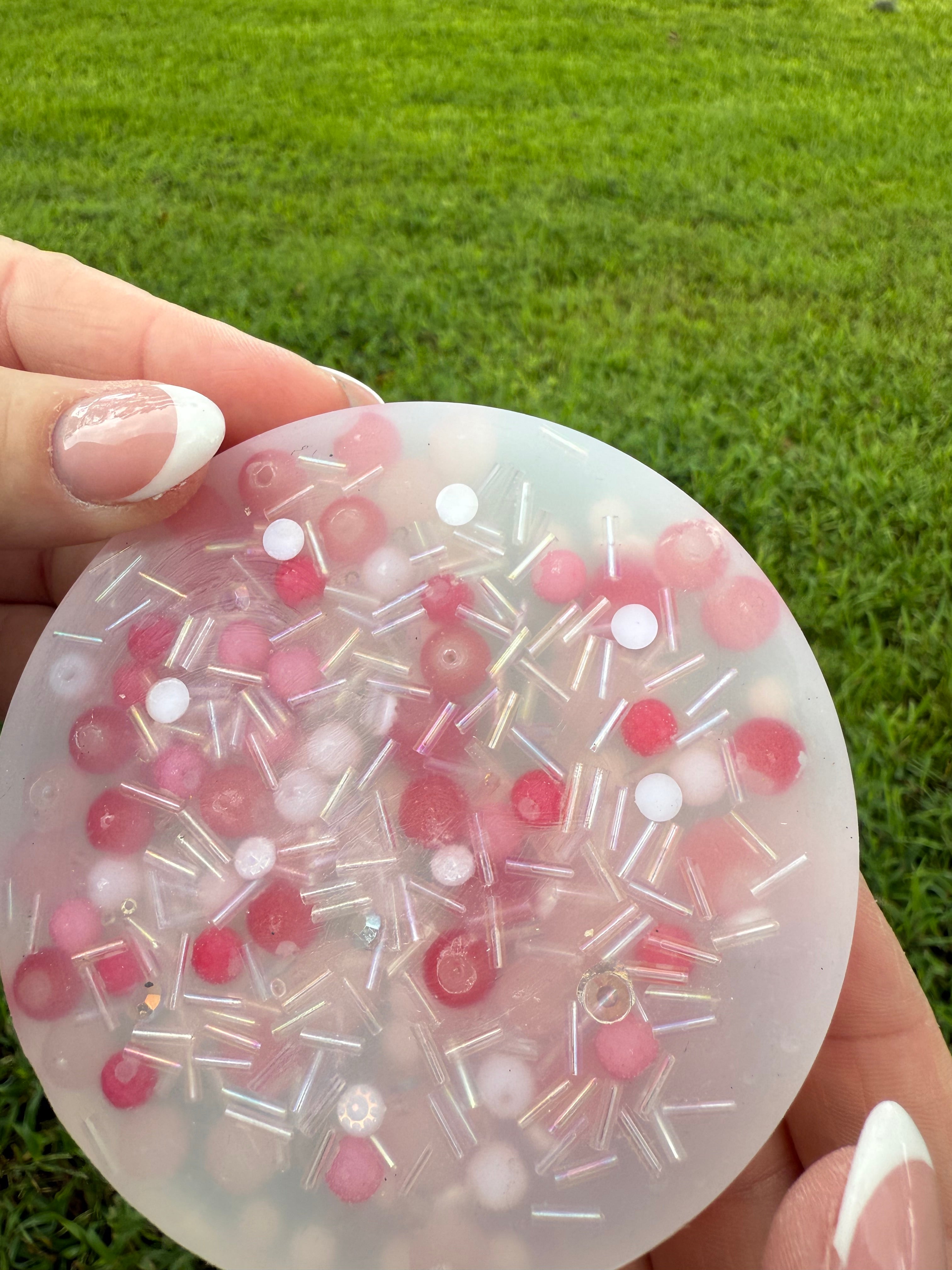 Pink Bubble Gum Picky Pad for Anxiety Skin Picking Dermatillomania & Trichotillomania