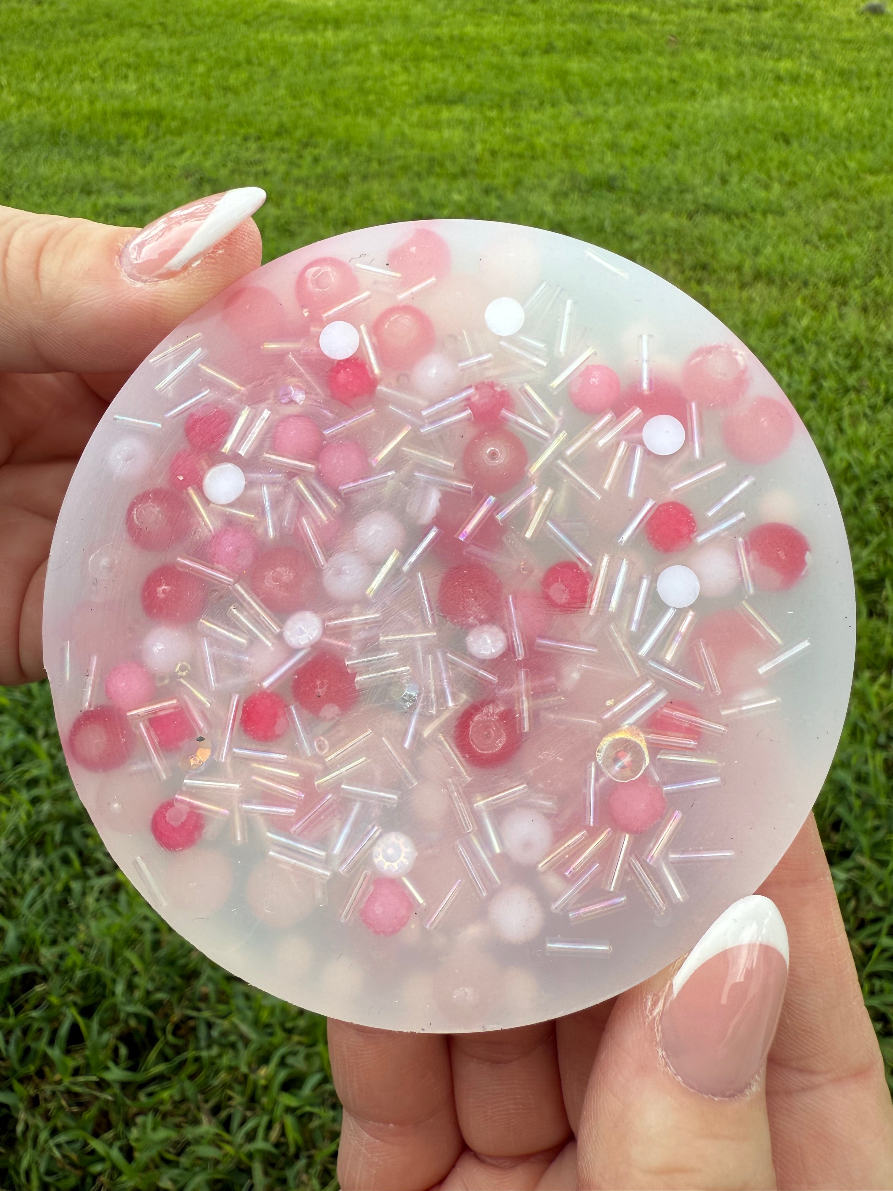 Pink Bubble Gum Picky Pad for Anxiety Skin Picking Dermatillomania & Trichotillomania