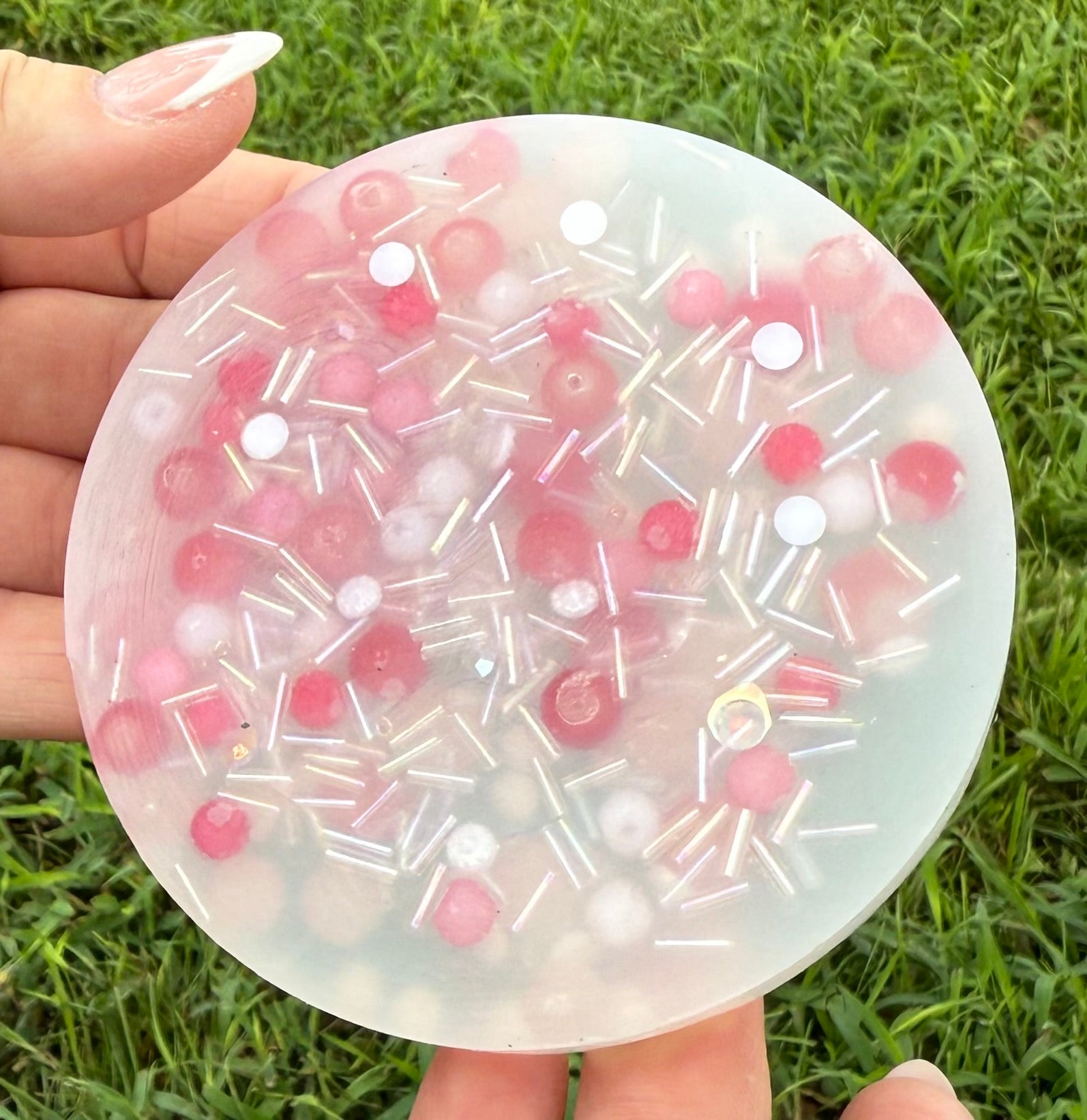 Pink Bubble Gum Picky Pad for Anxiety Skin Picking Dermatillomania & Trichotillomania